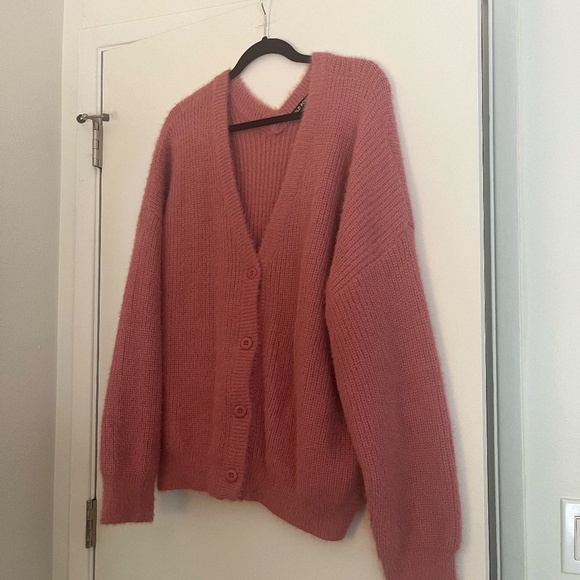 ban.do Sweaters - 💖 Wild Pony Fuzzy Cardigan Shop Ban.do Cardigan Pink Fuzzy Cardigan Jumper 💖